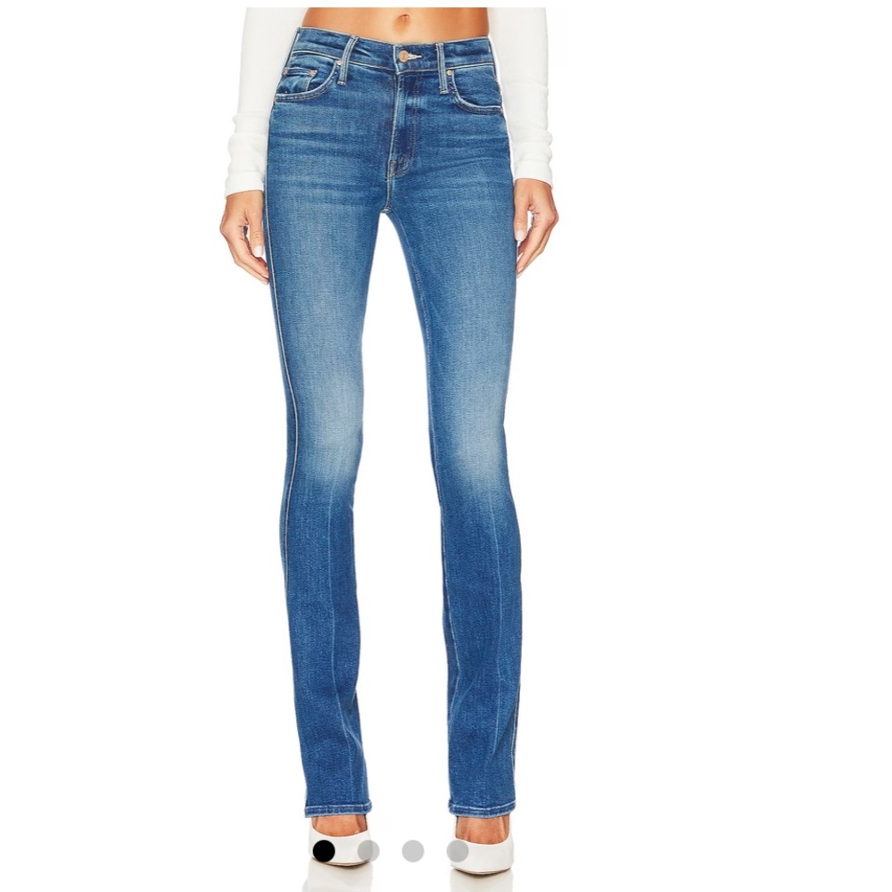 Mother The Double Insider Heel Jeans size 25 in Opposites Attract - Picture 2 of 8